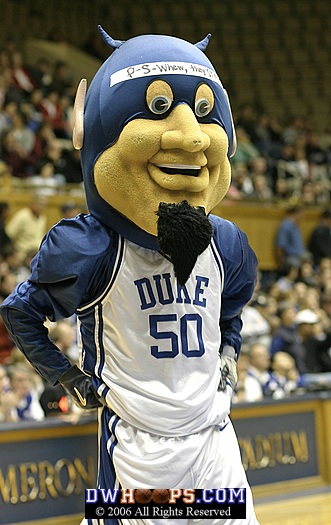 The Duke Blue Devil...