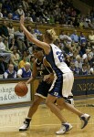 Brittany Mitch guards Penn State's Kamela Gissendanner (1 of 4)