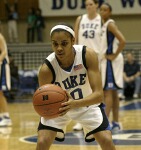 Linsdey Harding at the free throw line