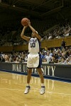 Lindsey Harding takes a jump shot