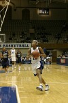 Lindsey Harding attacks the basket on a fast break