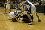 Brittany Mitch covers the loose ball