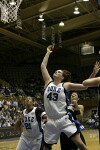 Alison Bales finish after a layup