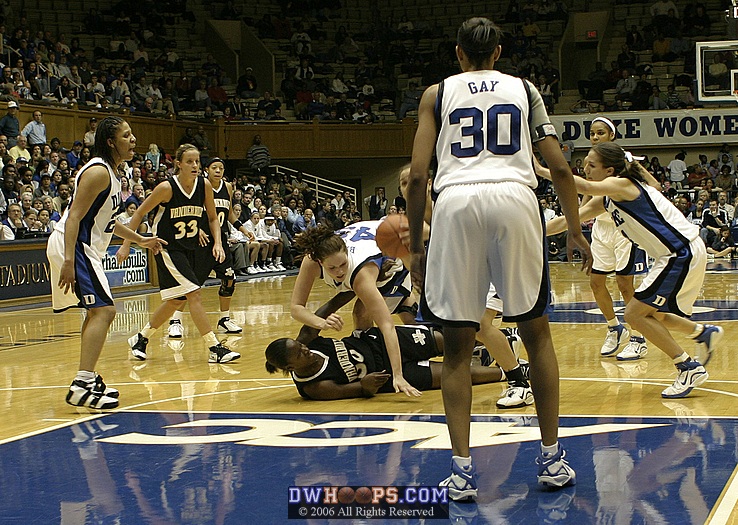 A loose ball in the 2nd half