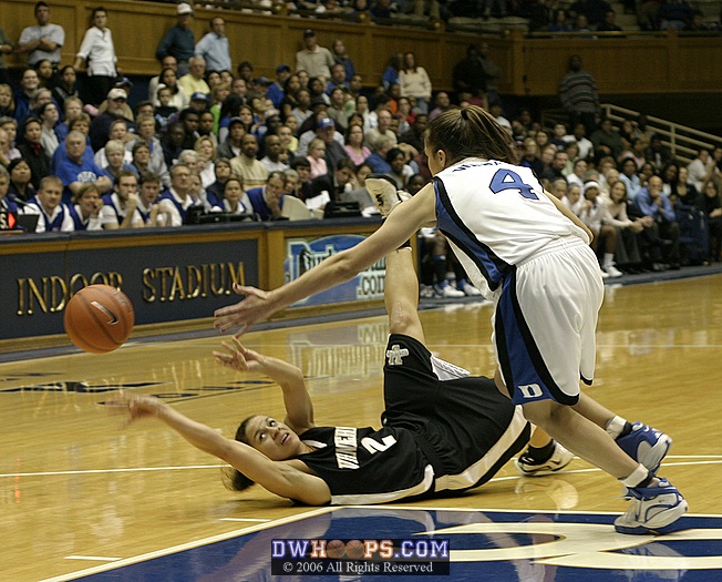 Abby Waner turns over Jennifer Risper (2 of 2)