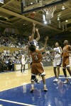 Wanisha Smith attempts a layup