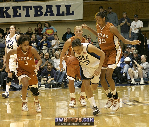 Wanisha Smith steals the ball and is fouled (2 of 3)